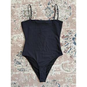 Grey Lab Black Bodysuit Size XS New With Tags